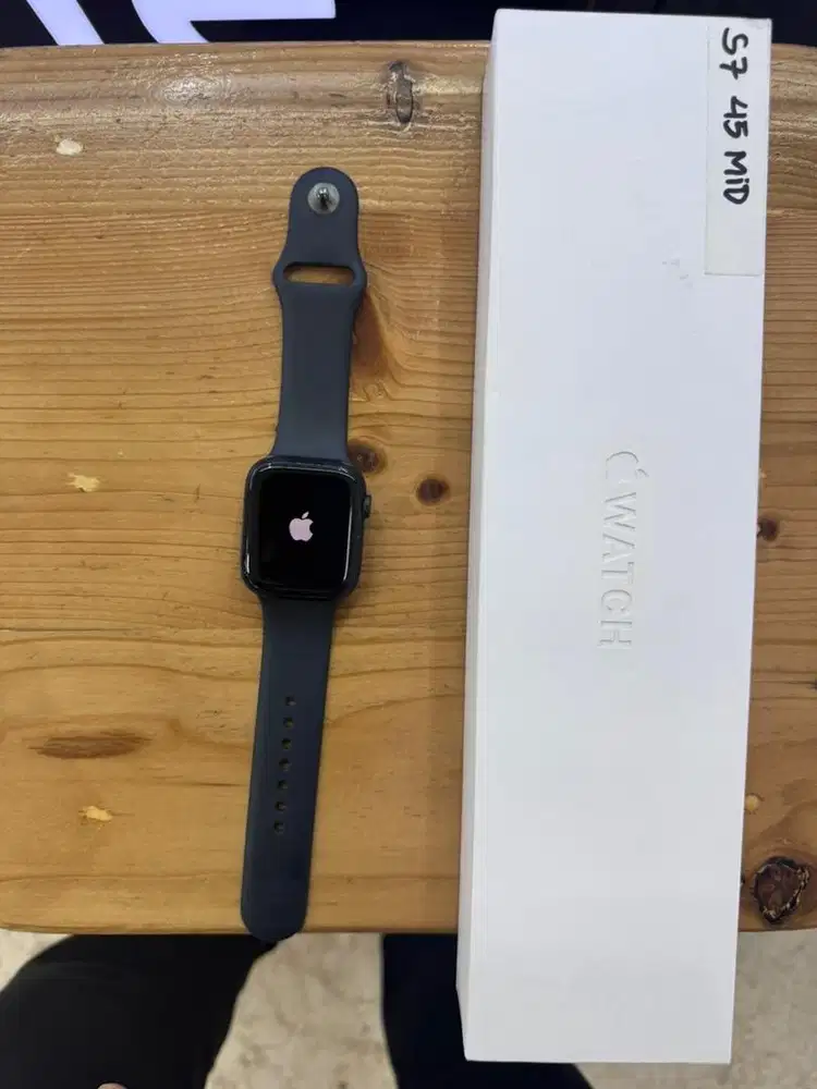 Apple watch Series 7 45mm ex resmi ibox fulset original murah
