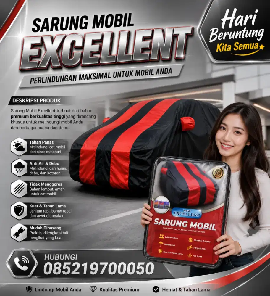 Sarung Mobil Excellent semua merk mobil ready