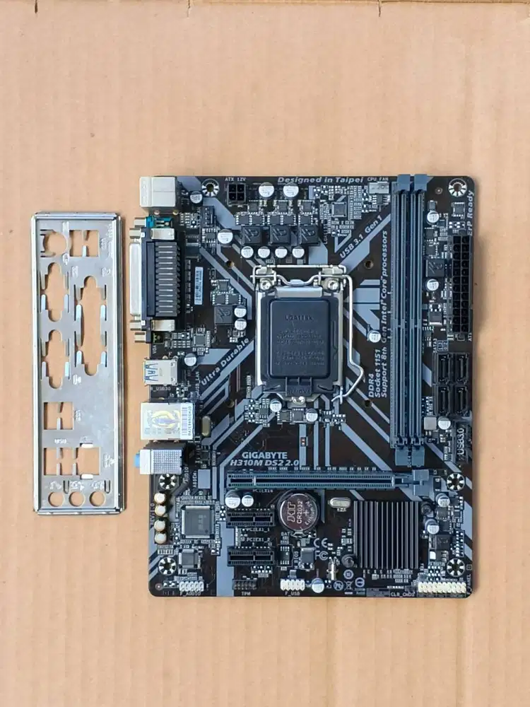 motherboard mainboard gigabyte H310M DS2  support gen 8&9 fisik mulus