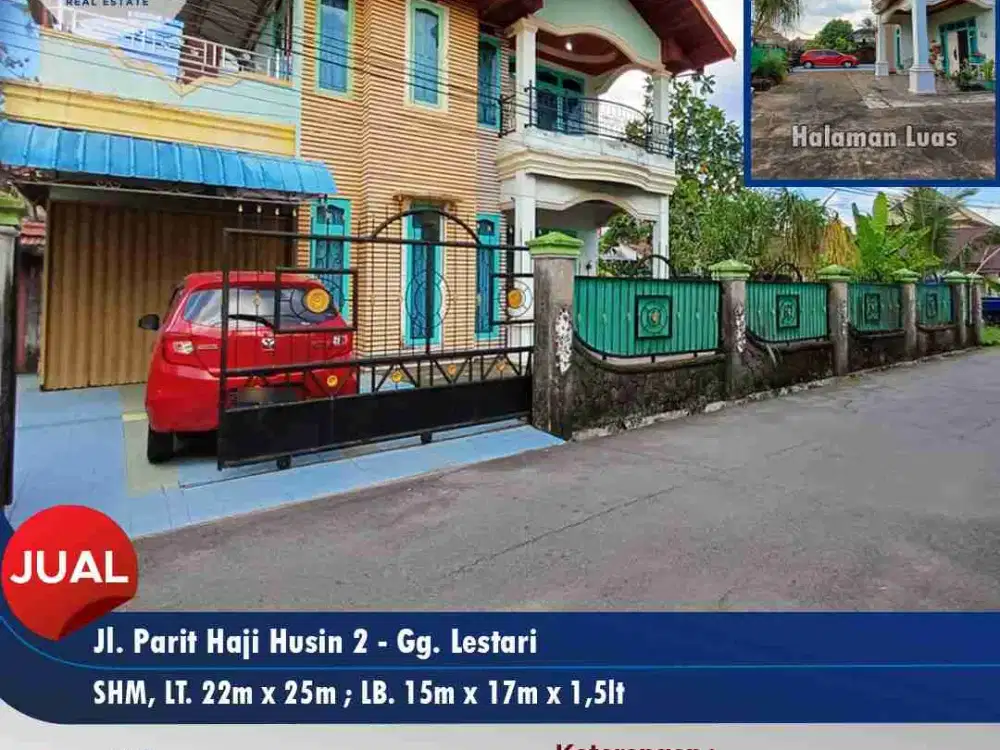 Rumah 2 Lantai dengan Tanah Luas