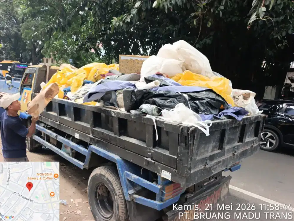 Jasa buang puing dan sampah