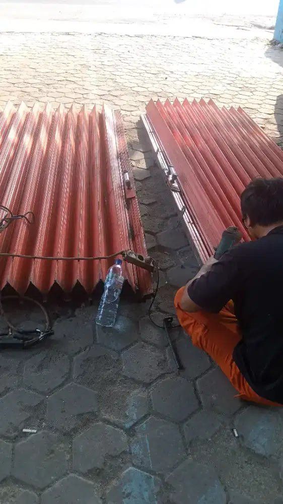 Teknisi jasa pembuatan Folding gate murah se-jabodetabek