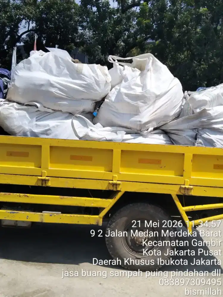 Jasa buang sampah proyek puing