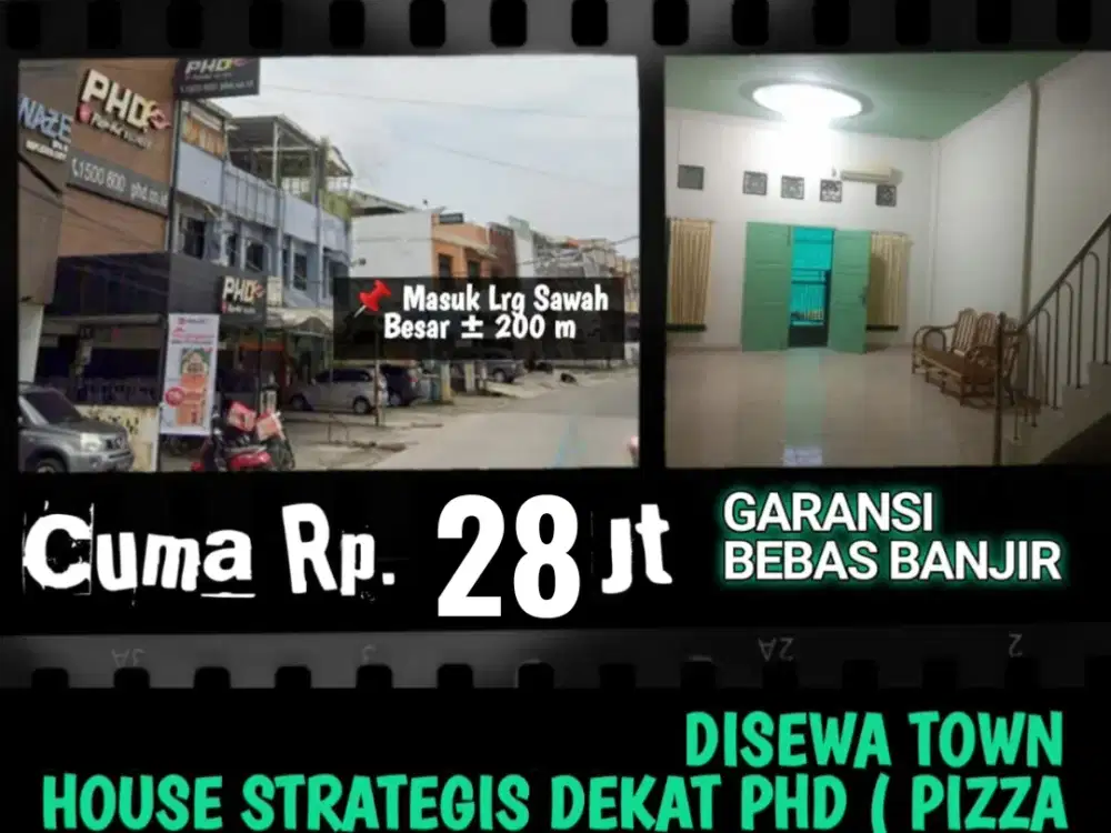 Disewa townhouse termurah sekota palembang