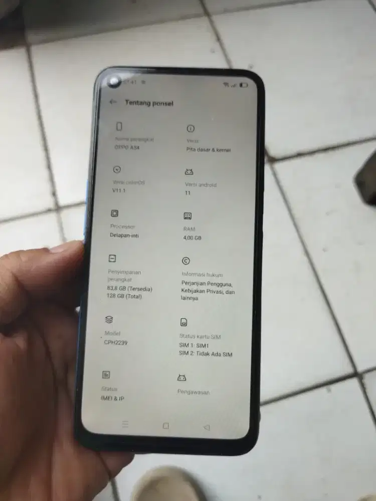 Oppo a54 ram 4/128