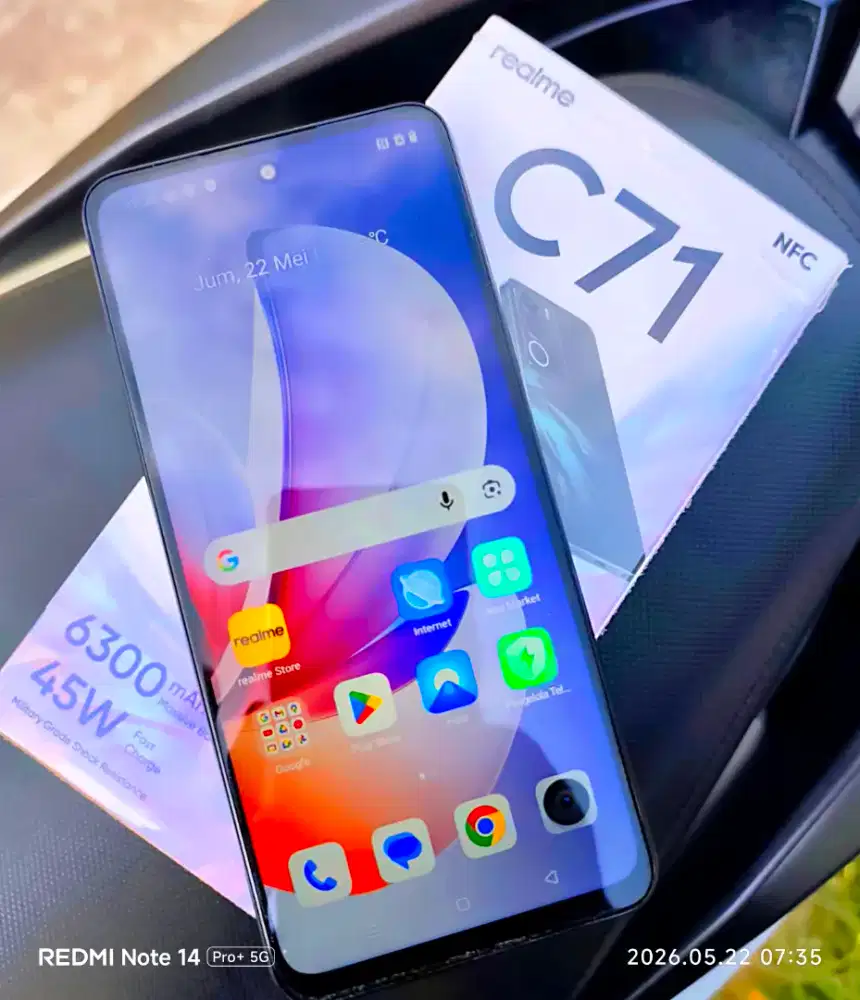 Realme C71 8/128 batre badak 6300mah kondisi like new