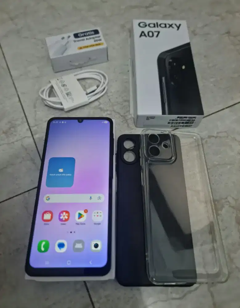 Samsung A07 8/256 Fullset mulus masih garansi