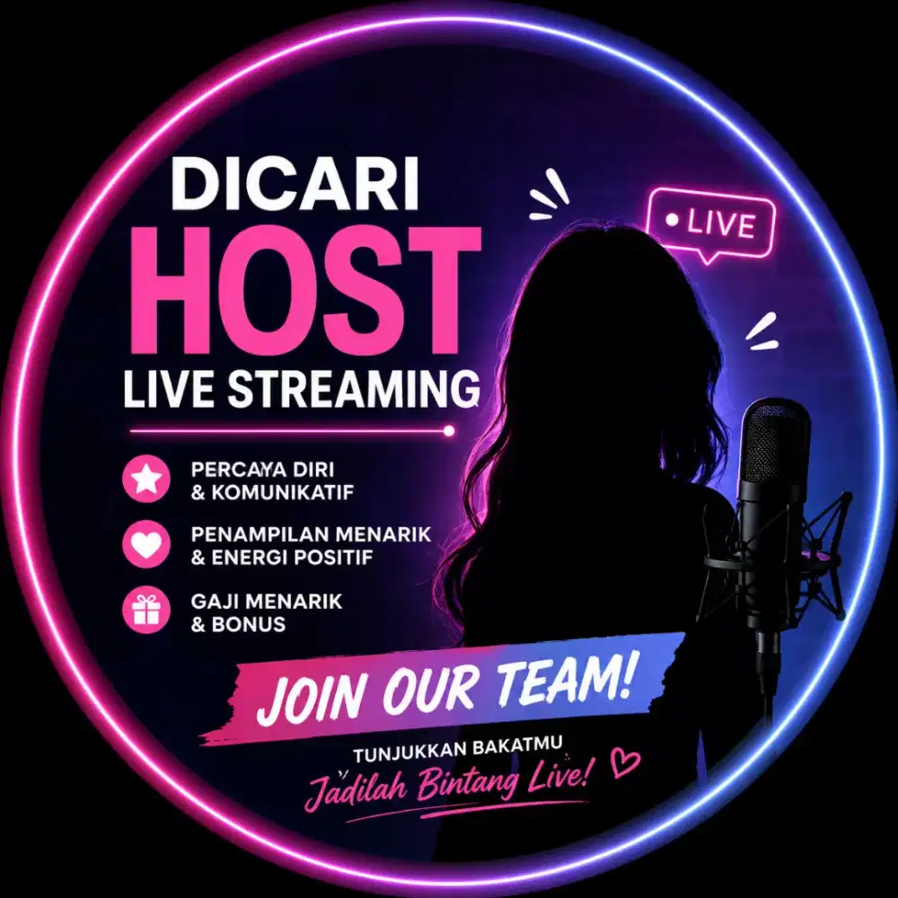 Host live streaming Wanita