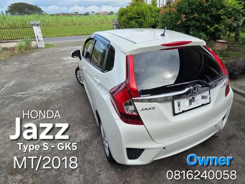 Honda Jazz 2018 M/T Mulus Simpanan