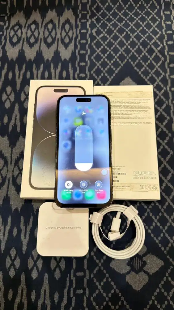 Iphone 14 Pro 128GB Black Resmi Ibox Lengkap