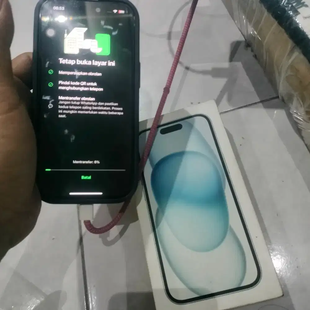 iPhone 15 ram 128 pemakain perempuan dari baru