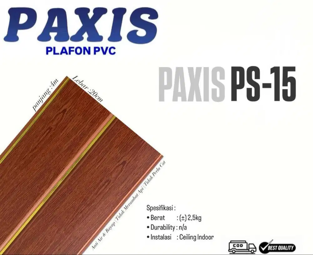Paxis Plafon PVC. Kode : PS.15L