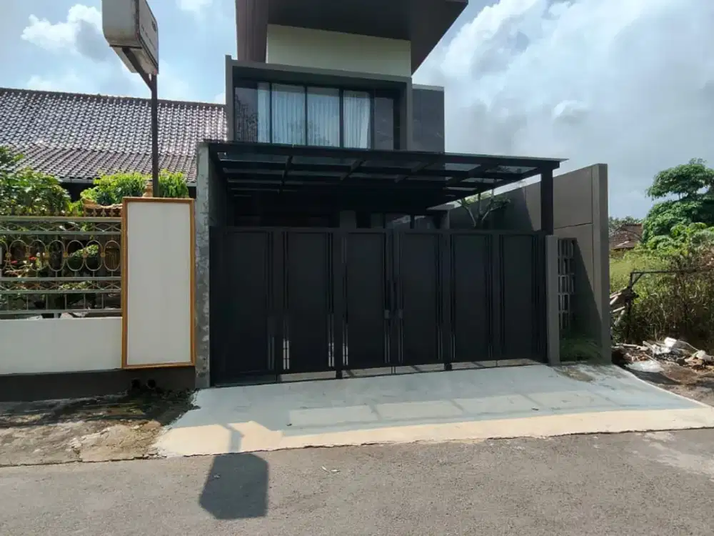 Rumah baru kontemporermodern di tajaem dekat Unriyo, Budi Mulia siap huni