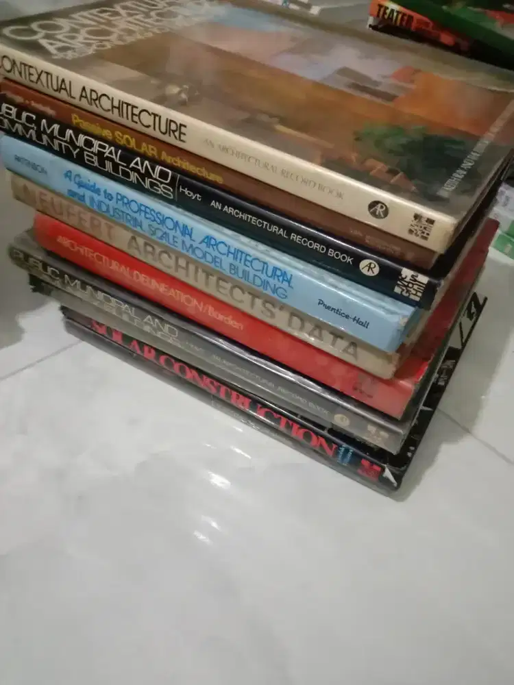Buku design architecture paket 10bk IDR 500rb