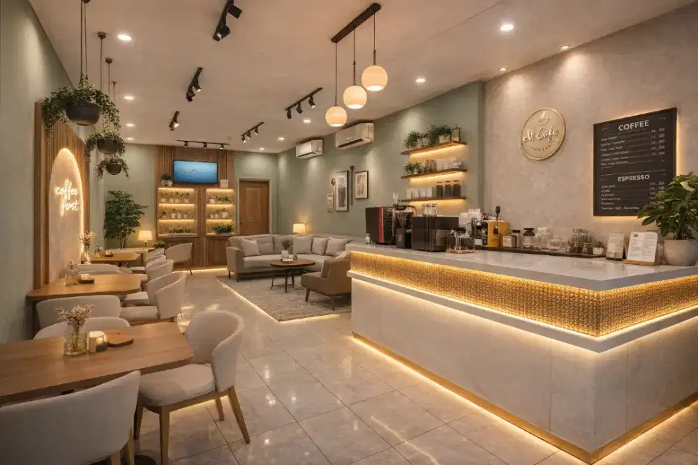 Barista coffee di cafee