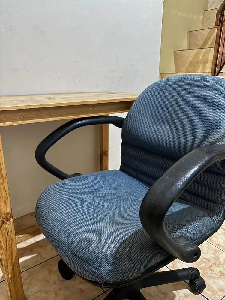 MEJA KAYU KURSI BANGKU KERJA KANTOR
