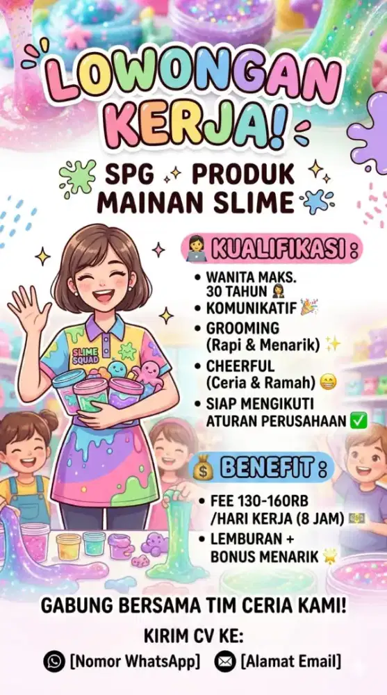 Lowongan kerja Dept store Toys