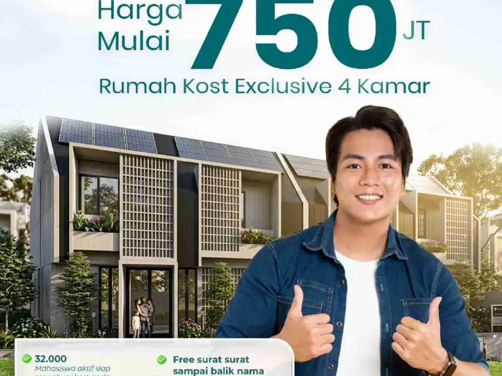 Jual Rumah Kost Premium 600meter Dari Gerbang Universitas IPB Bogor