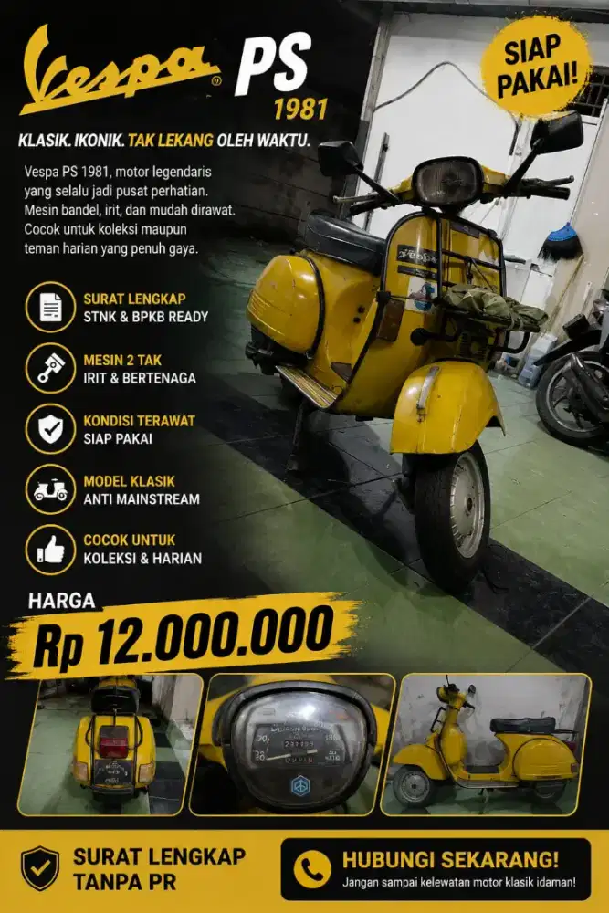 Jual vespa PS1981