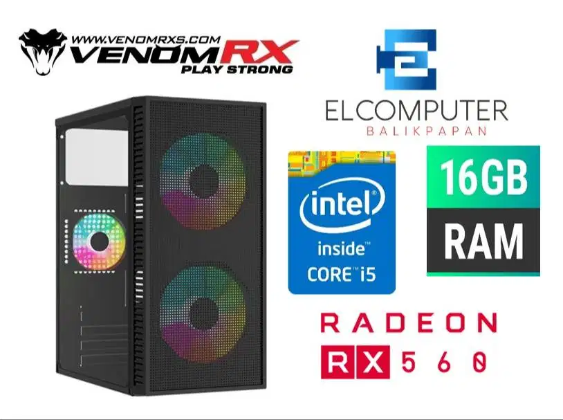 CPU GAMING MURAH CORE i5 | RX 560 4GB | RAM 16GB