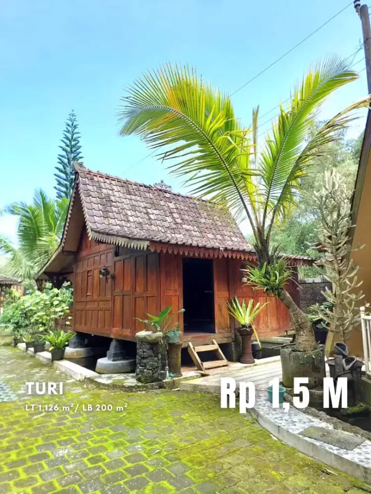 Dijual Villa dengan Halaman Luas di Area Sejuk Turi
