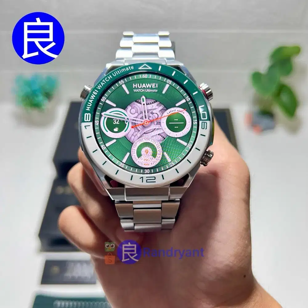 Huawei Watch Ultimate Green Garansi Resmi Indo Fullset Ori Mulus Bekas