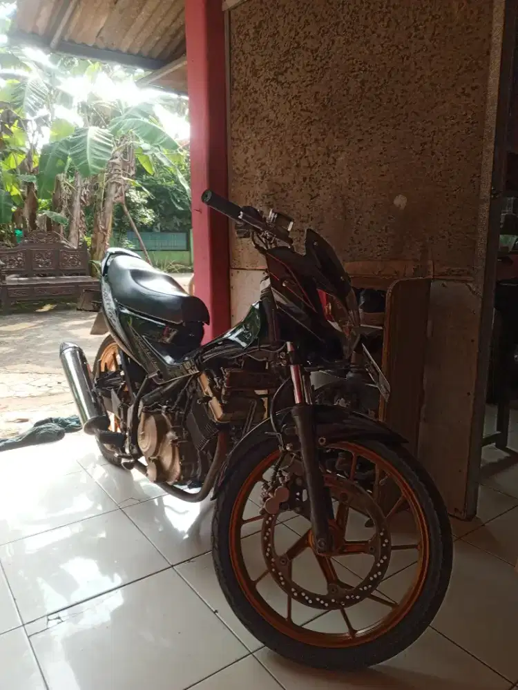 Jual satria f kondisi normal