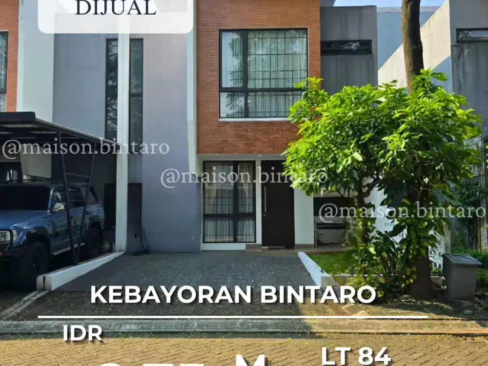 Super Hotsale! Rumah 2 Lantai Di Kebayoran Bintaro — Harga Amblas, Siap Huni & Legalitas SHM  (SP 1034)