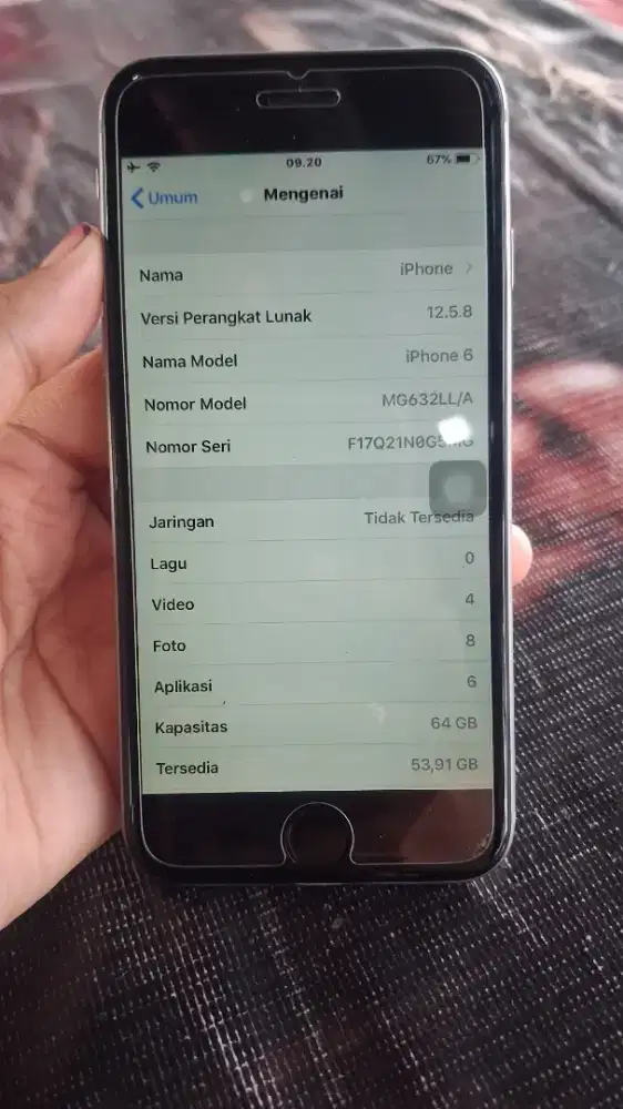 JUAL IP 6 (biasa)