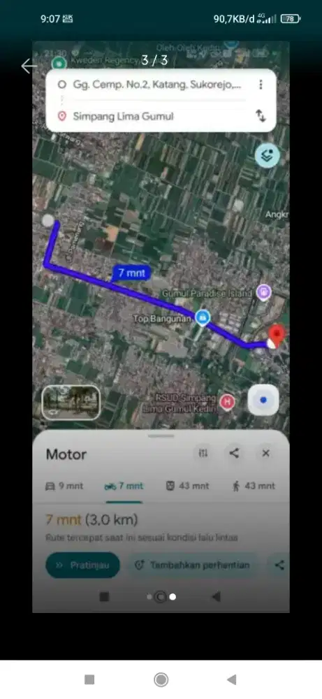 Tanah siap bangun kediri kota