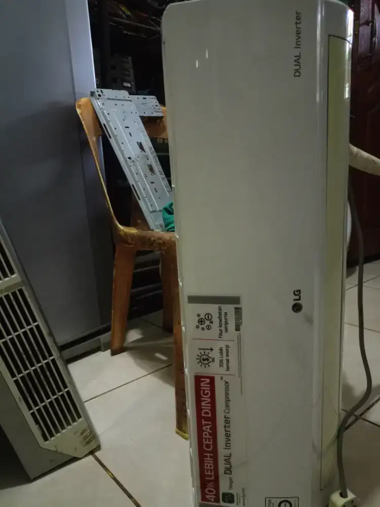 LG inverter 1/2pklsg psng dtempat
