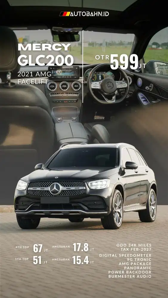 Mercedes Benz GLC200 AMG Facelift 2021