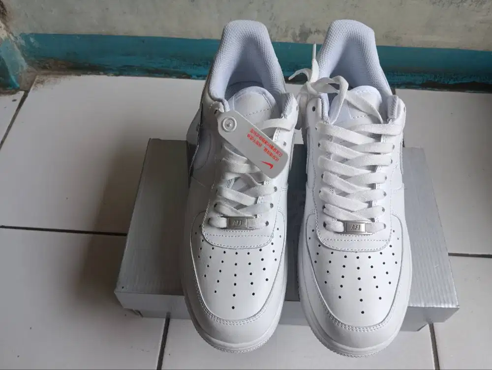 Jual air force 1 warna full white