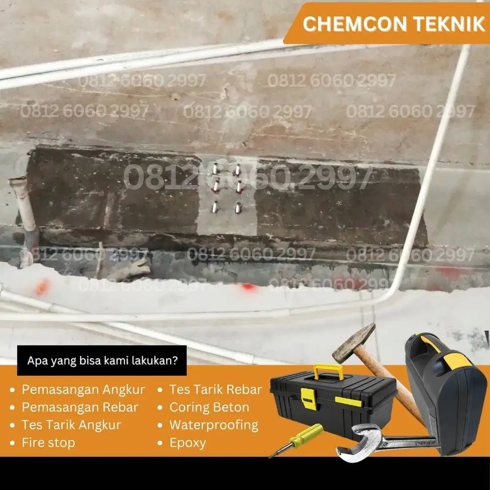 Spesialis Pemasangan Angkur Chemical M8