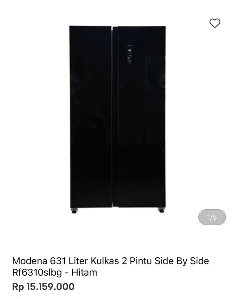 KULKAS MODENA SBS 631liter