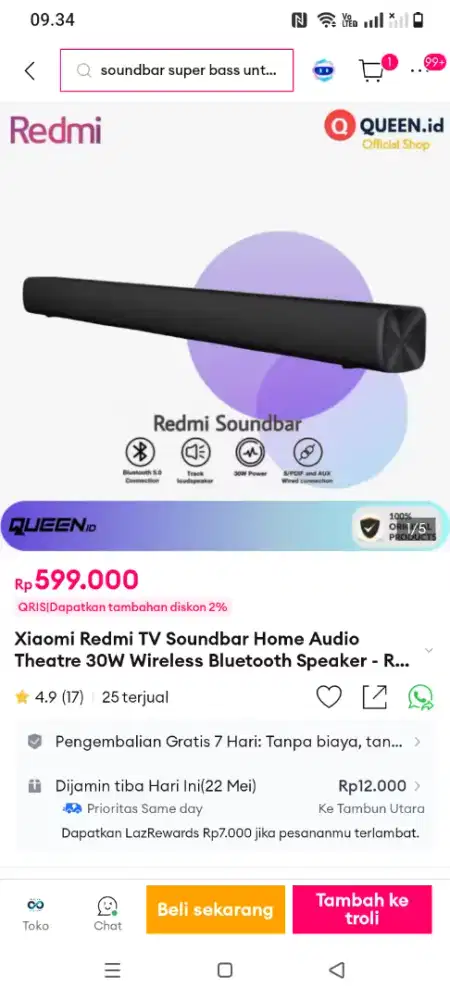 Soundbar xiomi keren