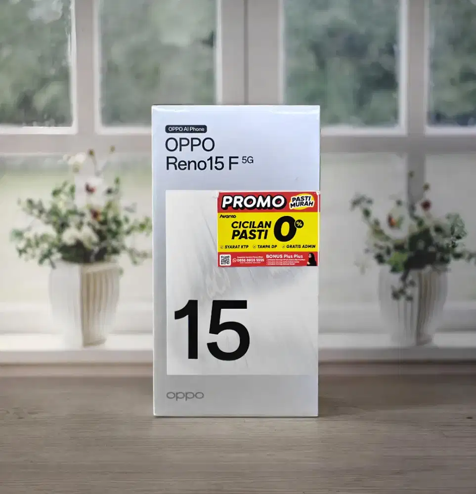 Promo New Arrival Oppo Reno 15F 5G 8/256 Spesifikasi Garansi Resmi