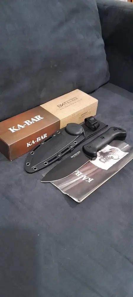 Ka-bar Kabar Becker BK-2 BK2 Knife Sheath Pisau Tebal Outdoor Camping