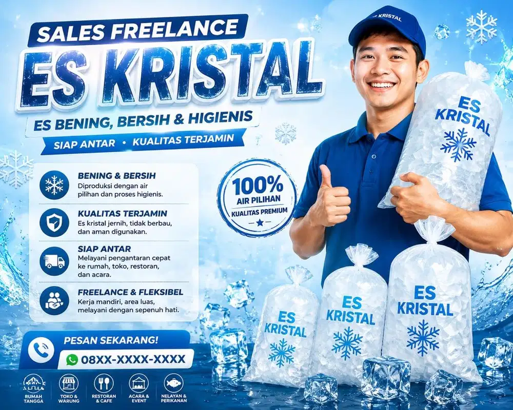 DICARI SALES FREELANCE TEMPEL STIKER