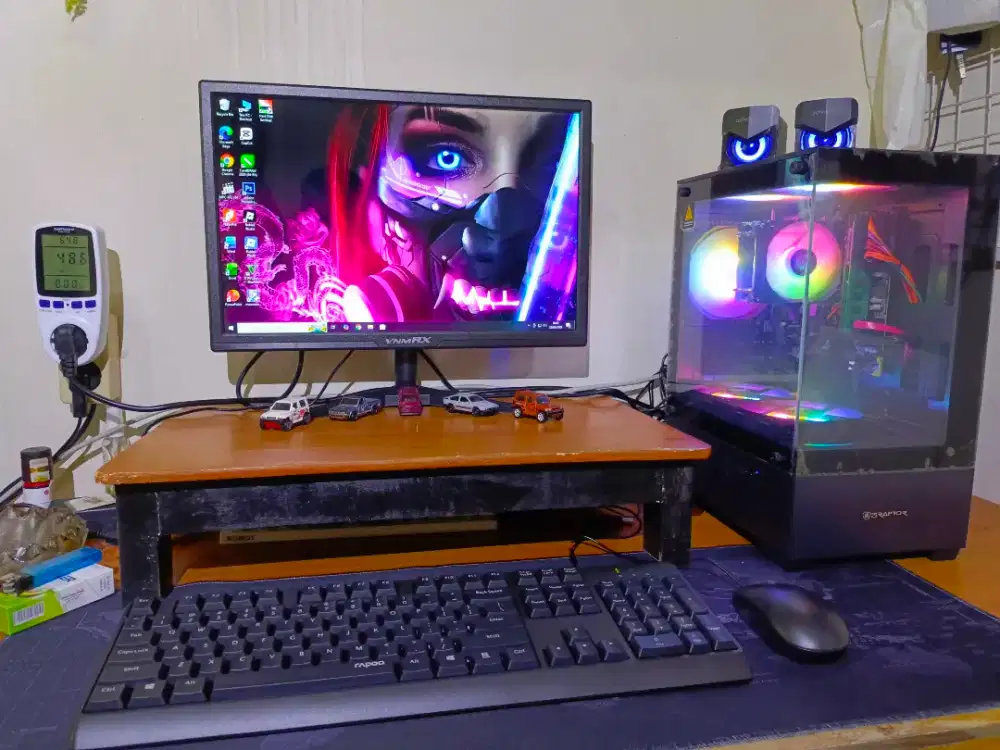 PC i7 fullset kondisi baru bisa desain grafis & edit free ongkir BJM