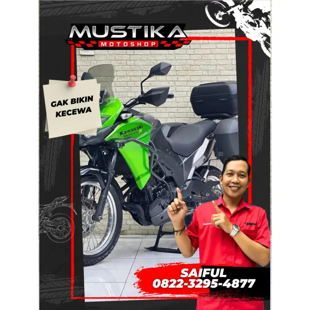 Perfect Condition!!Kawasaki Versys 250cv ABS 2017 Plat Jatim-Mustika