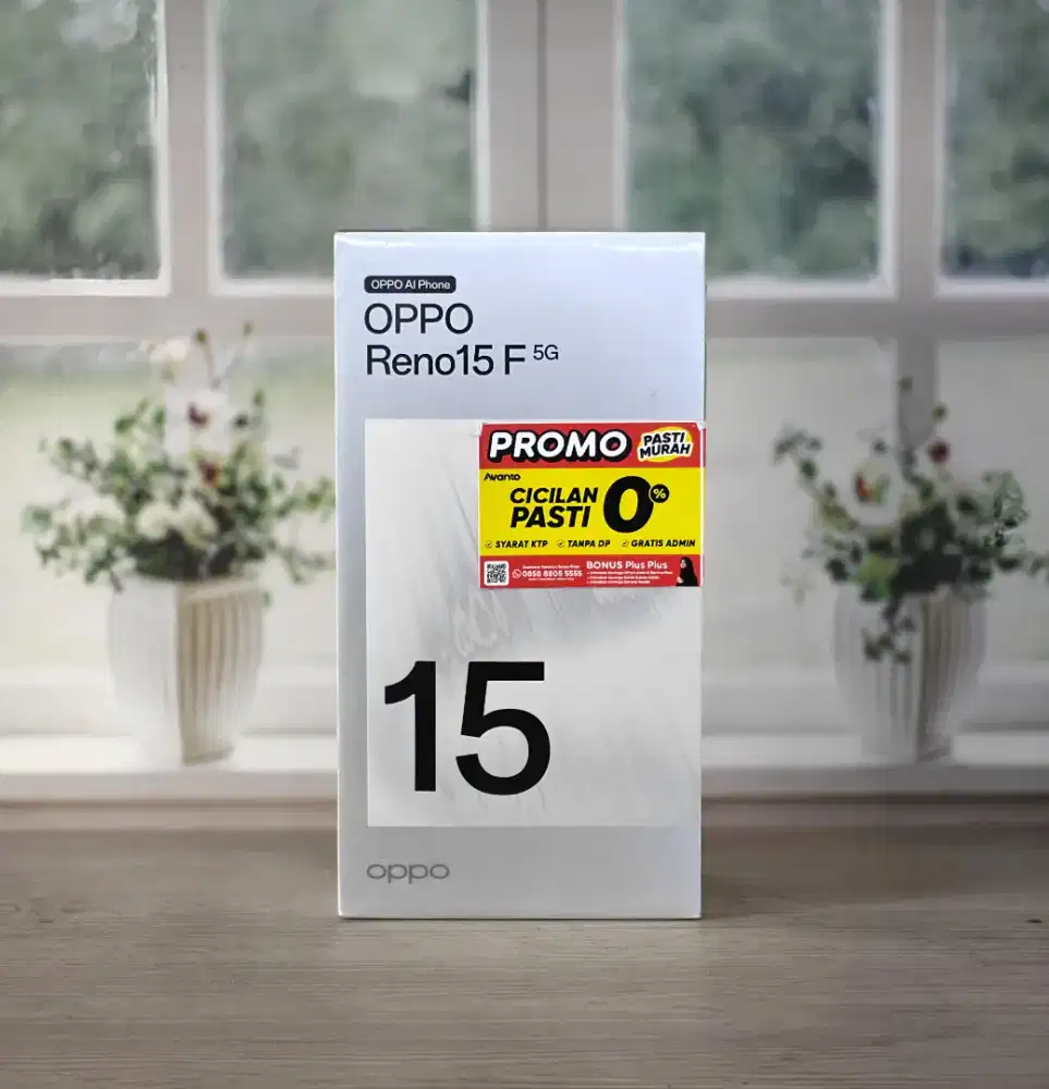 Promo New Arrival Oppo Reno 15F 5G  8/256 Spesifikasi Garansi Resmi