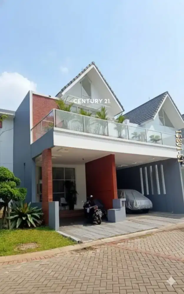 Dijual rumah posisi hook & hommy di Discovery Bintaro