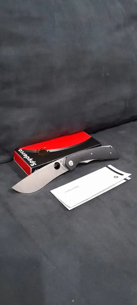 Spyderco Subvert Knife Pisau Lipat Tebal Besar EDC Outdoor Camping