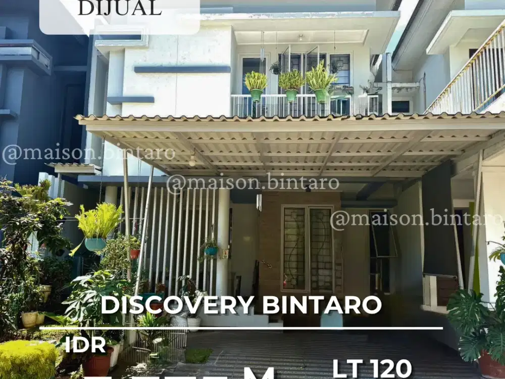 Termurah Di Discovery! Rumah Cantik 2 Lantai Full Granit Di Bintaro — Banyak Bonus, Siap Huni & Legalitas SHM  (SP 1056)