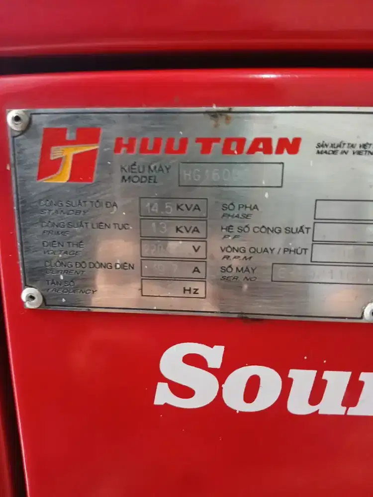 Genset bensin14,5kva