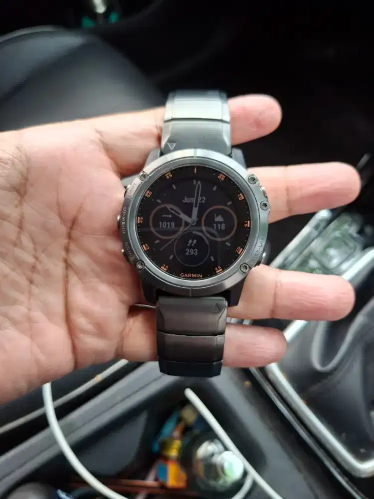 Garmin fenix 5x plus DLC titaniun