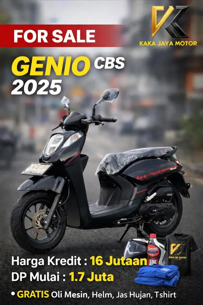 [FREE HELM/OLI] GENIO CBS 2025 Cash Kredit Bergaransi