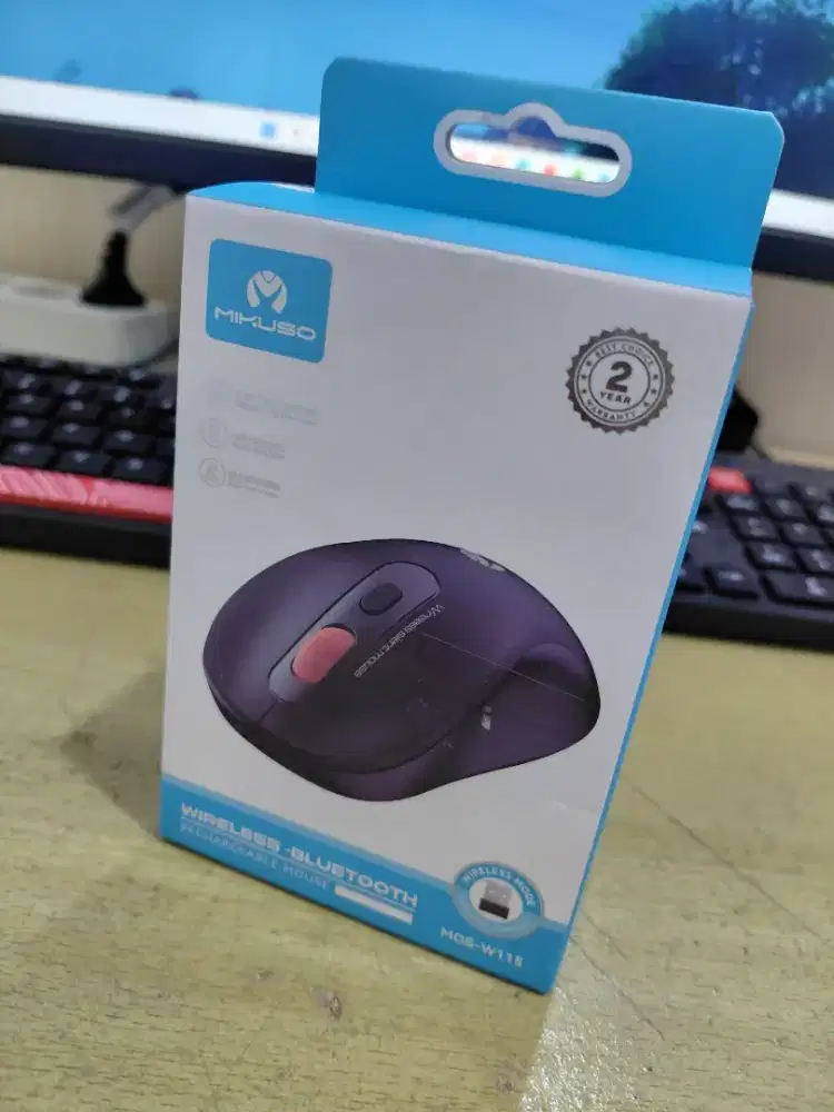 Mouse Wireless Silent Mikuso MOS W115 Dual Mode