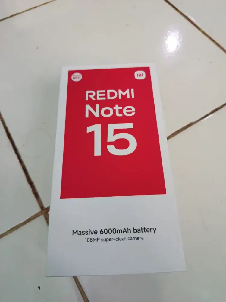 REDMI NOTE 15 4G 8/256 MULUS MASIH GARANSI